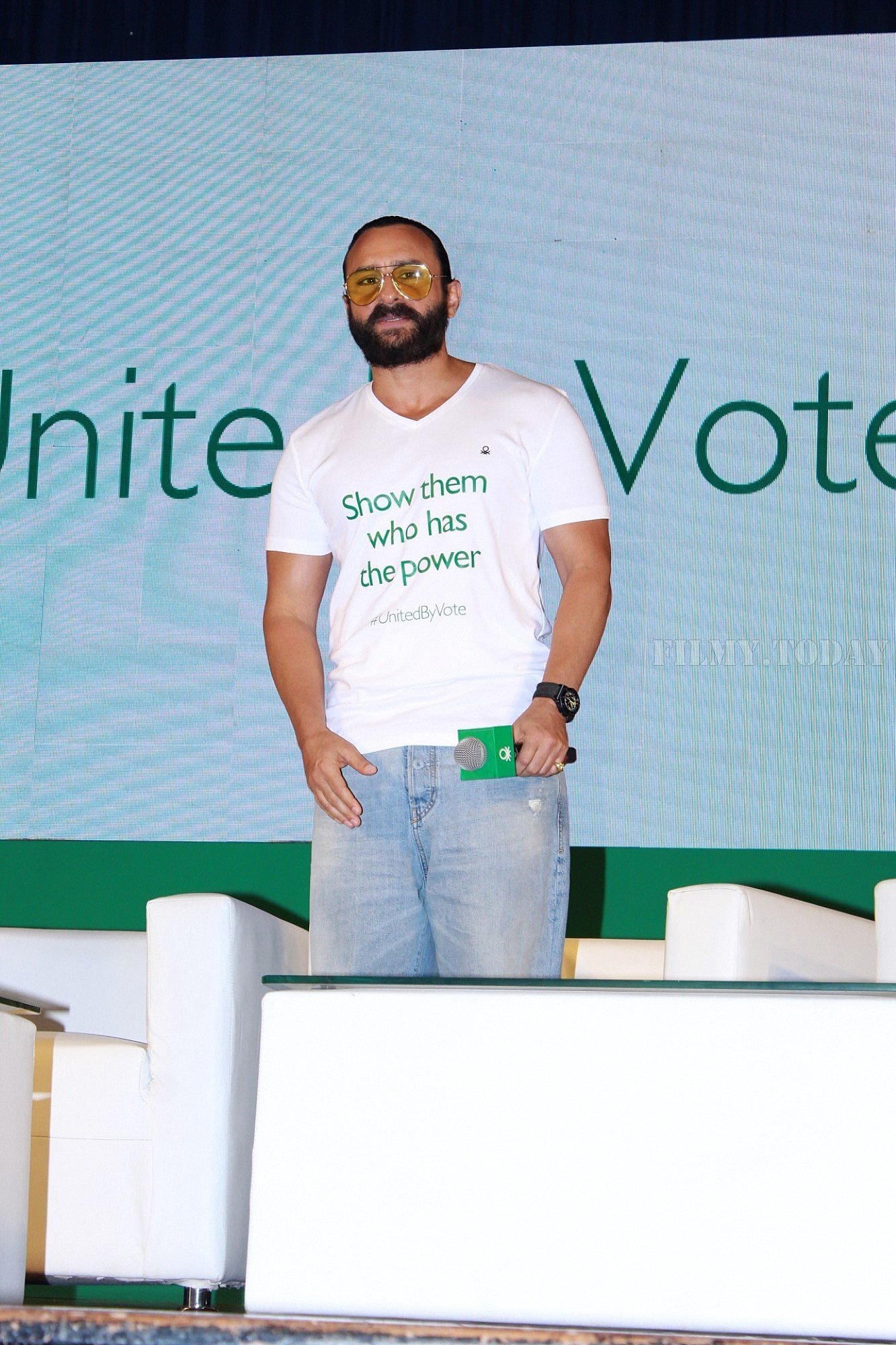 Saif Ali Khan - Photos: United By Vote Campaign Launch | Picture 1643438