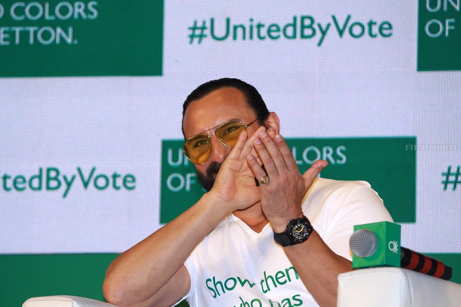 Saif Ali Khan - Photos: United By Vote Campaign Launch | Picture 1643455