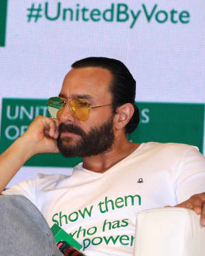 Saif Ali Khan - Photos: United By Vote Campaign Launch | Picture 1643449