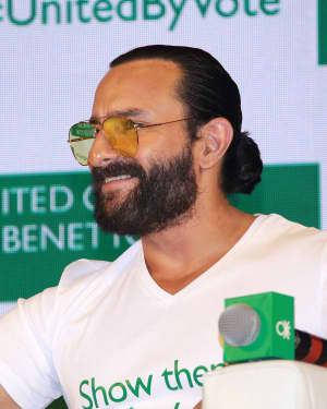 Saif Ali Khan - Photos: United By Vote Campaign Launch | Picture 1643452