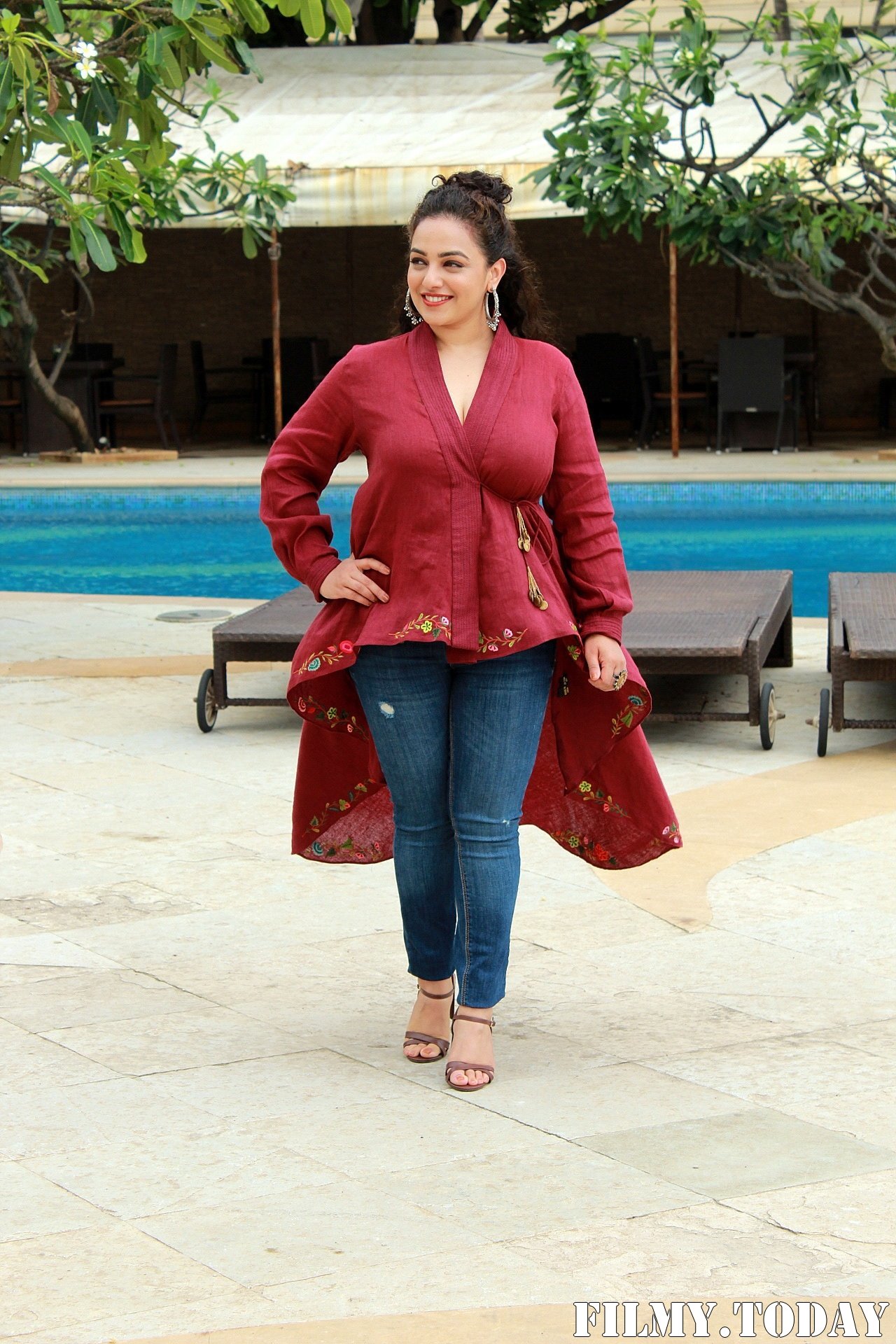 Nithya Menon - Photos: Promotion Of Film Mission Mangal At Sun N Sand | Picture 1673462