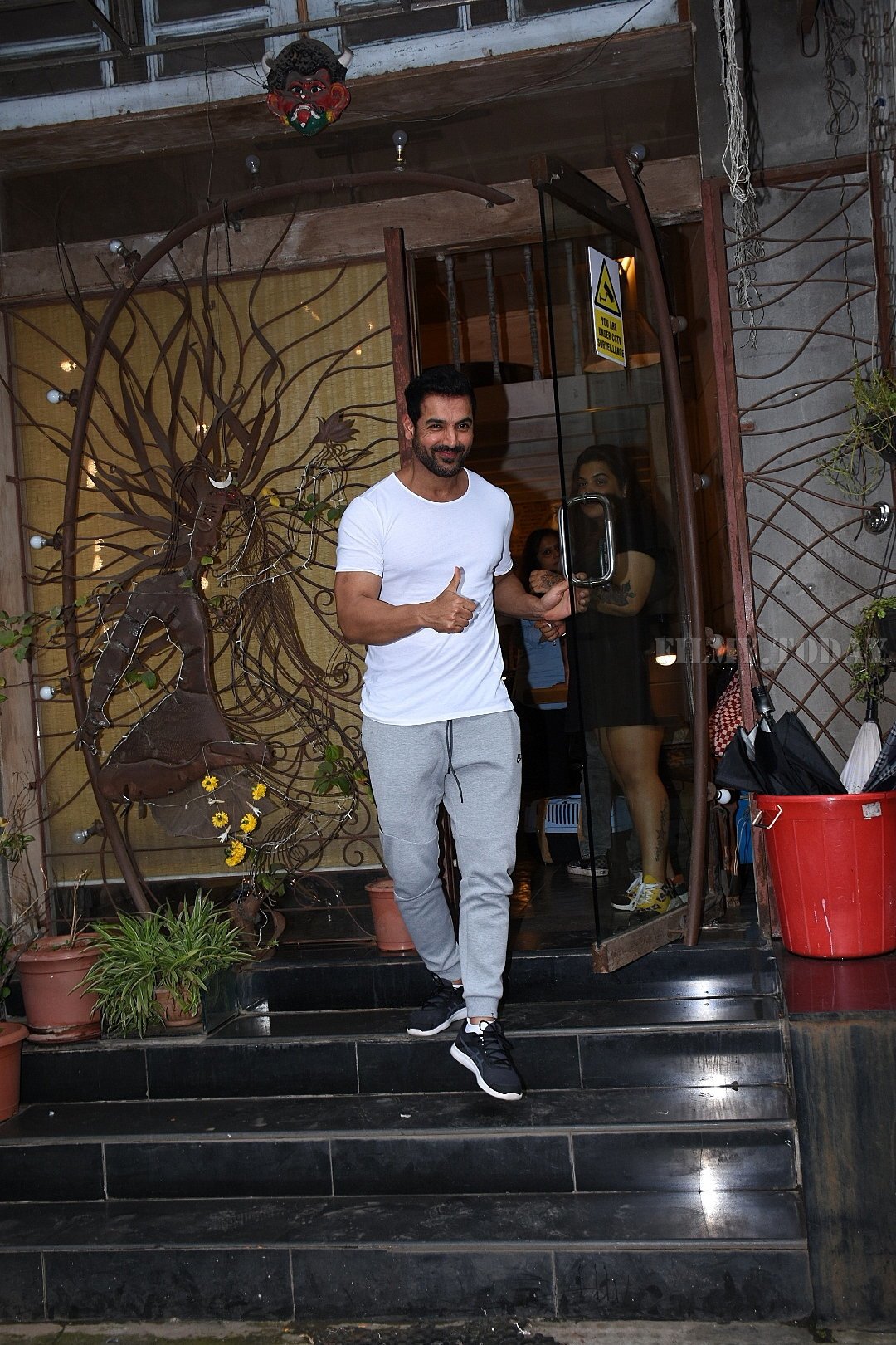 Photos: John Abraham Snapped At A Salon In Bandra | Picture 1665355