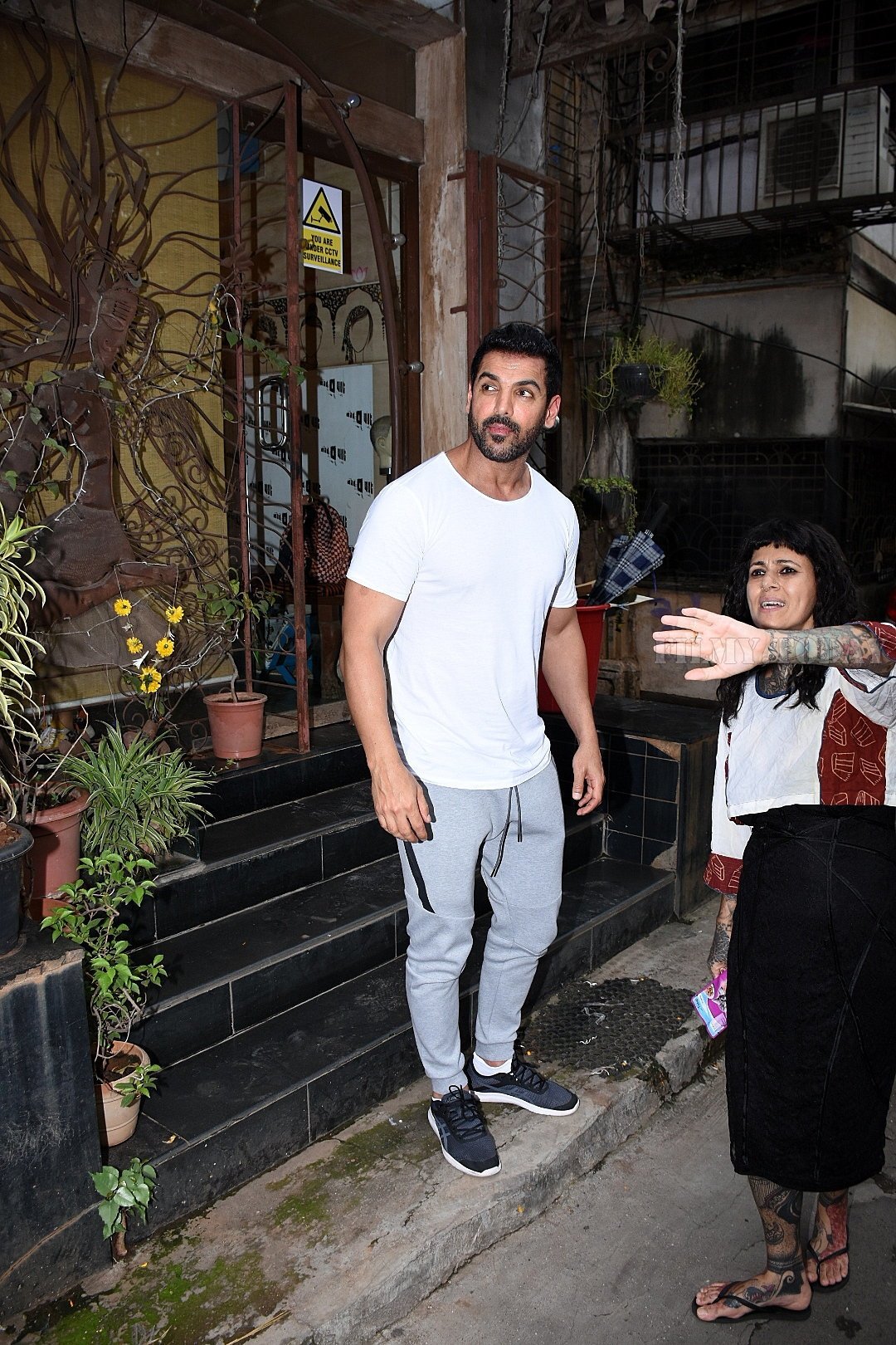 Photos: John Abraham Snapped At A Salon In Bandra | Picture 1665360