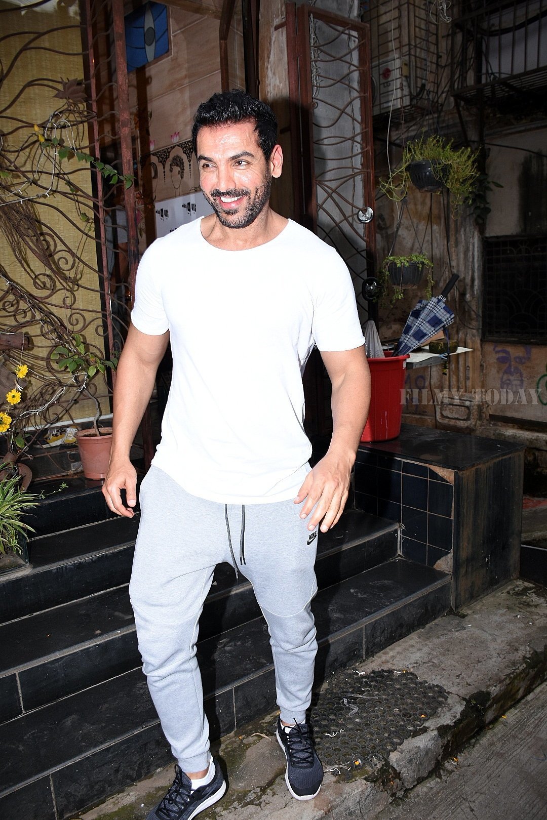 Photos: John Abraham Snapped At A Salon In Bandra | Picture 1665362
