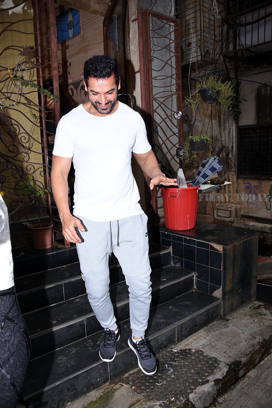 Photos: John Abraham Snapped At A Salon In Bandra | Picture 1665361