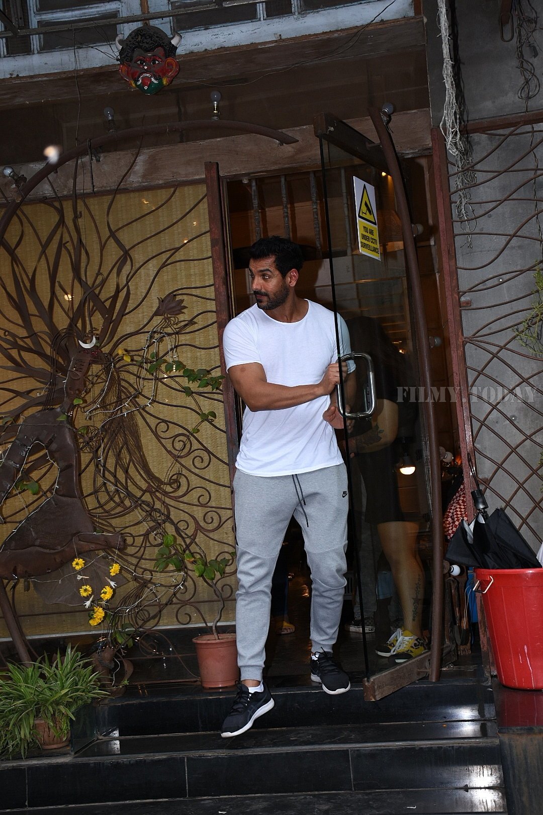 Photos: John Abraham Snapped At A Salon In Bandra | Picture 1665354
