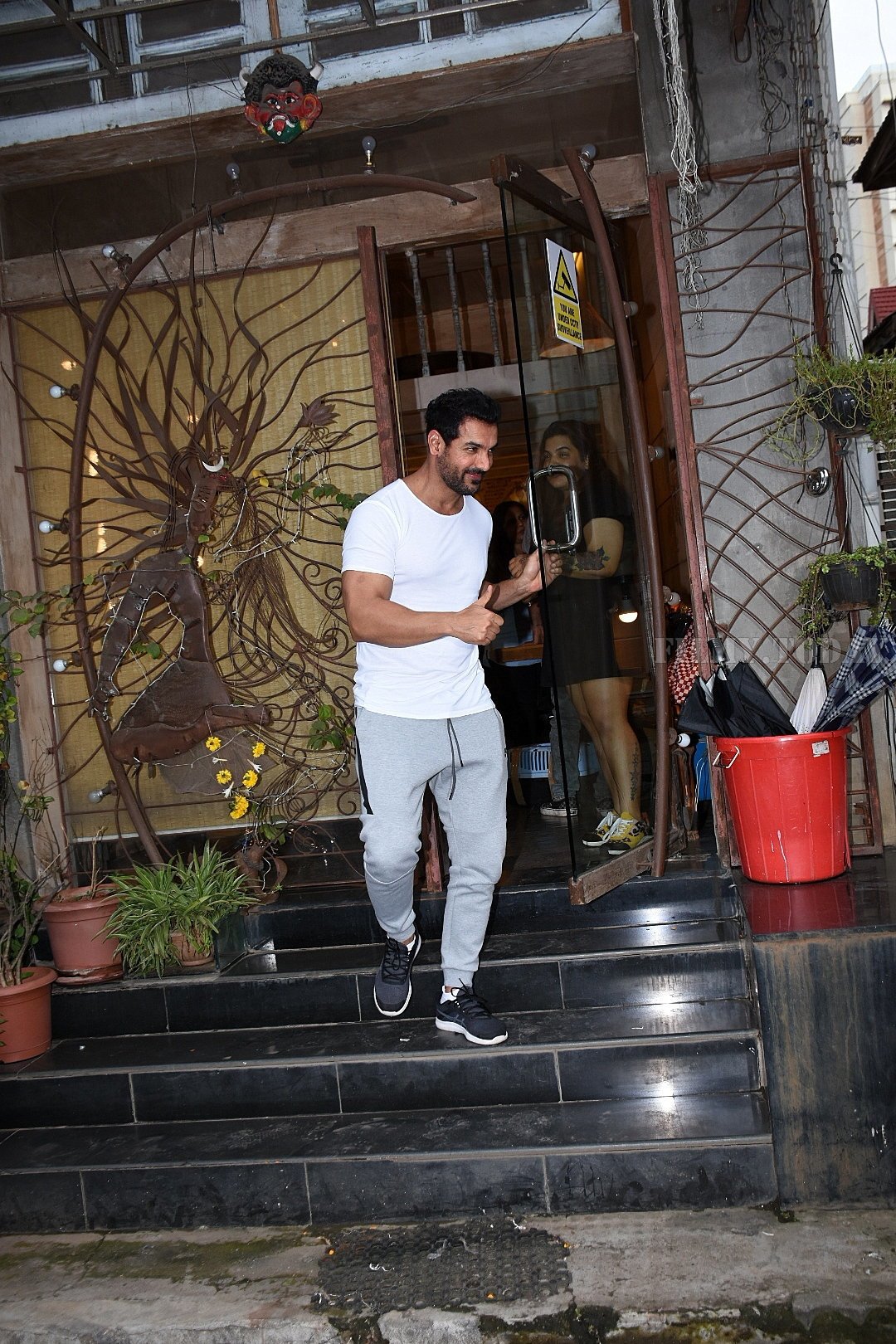Photos: John Abraham Snapped At A Salon In Bandra | Picture 1665356