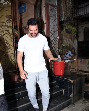 Photos: John Abraham Snapped At A Salon In Bandra | Picture 1665361