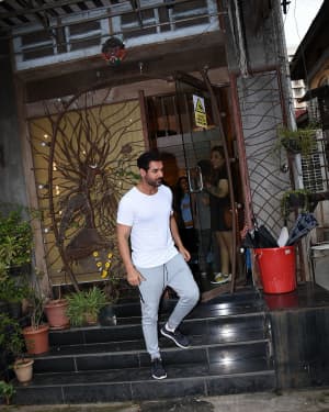 Photos: John Abraham Snapped At A Salon In Bandra | Picture 1665357