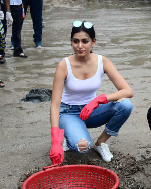 Photos: Celebs At Beach Clean-up Event At Shivaji Park