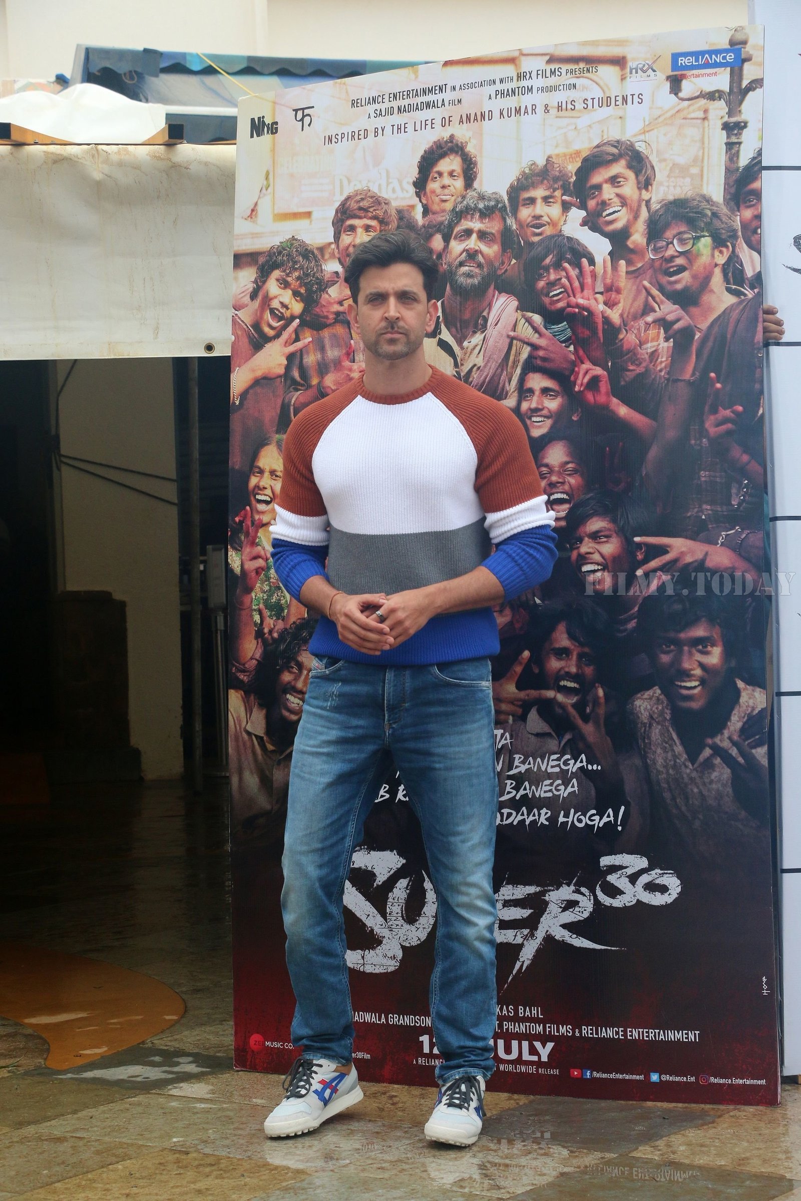 Hrithik Roshan - Photos: Promotions Of Film Super 30 At Sun N Sand In Juhu | Picture 1658400