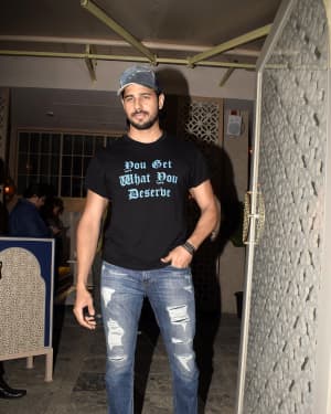 Sidharth Malhotra - Photos: Celebs at Bayrout Restaurant for dinner party