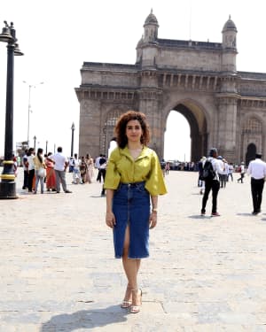 Sanya Malhotra - Photos: Promotion Of Film Photograph at Gateway Of India | Picture 1632545