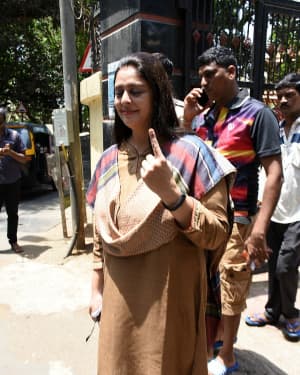 Nagma - Photos: Celebs Voting For 2019 Election | Picture 1645446