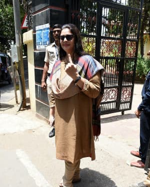 Nagma - Photos: Celebs Voting For 2019 Election | Picture 1645443