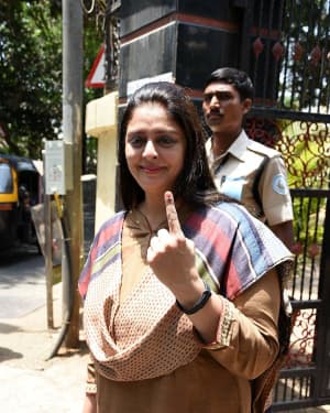 Nagma - Photos: Celebs Voting For 2019 Election | Picture 1645449