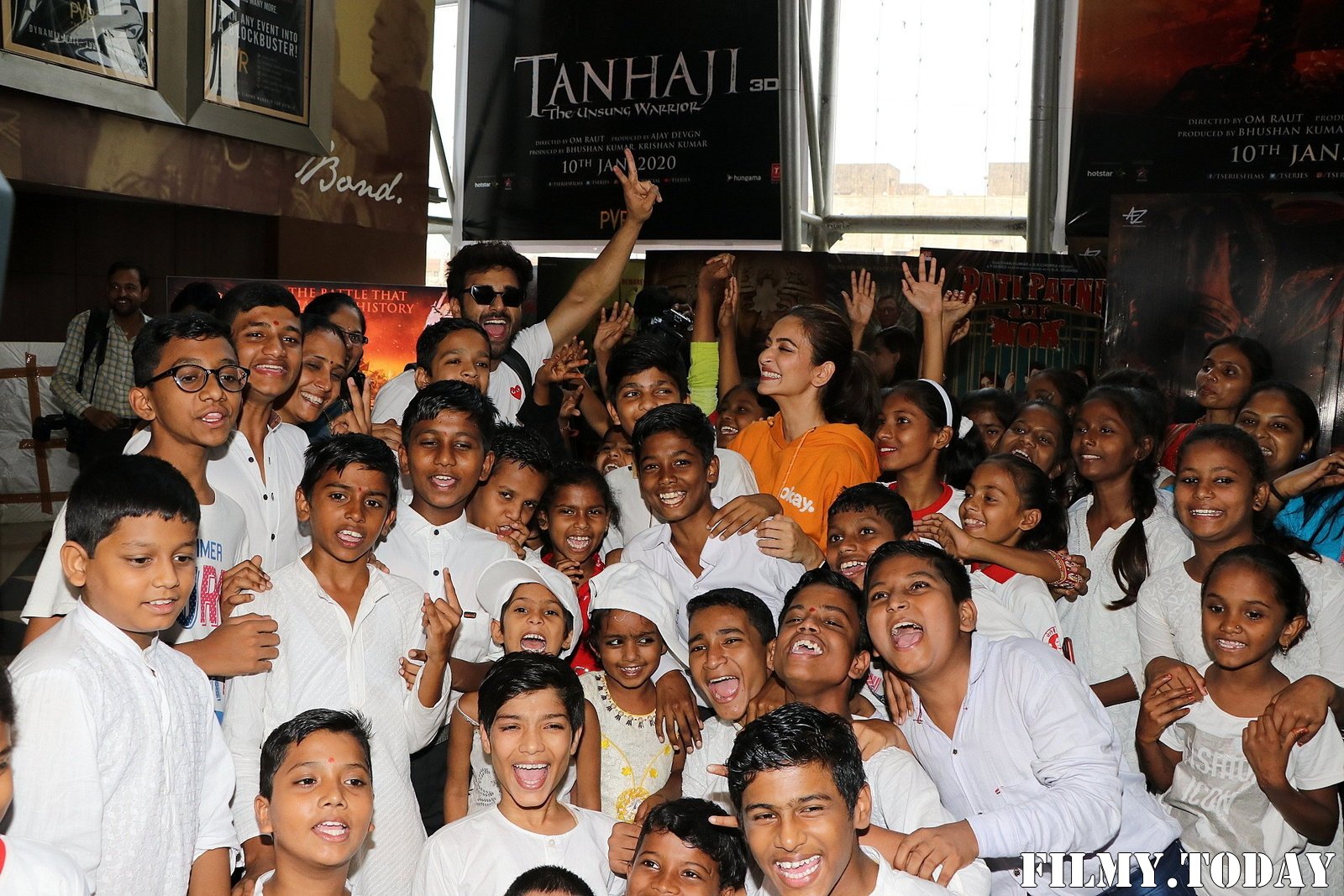 Photos: Special Screening Of Their Film Pagalpanti For NGO Kids | Picture 1701384