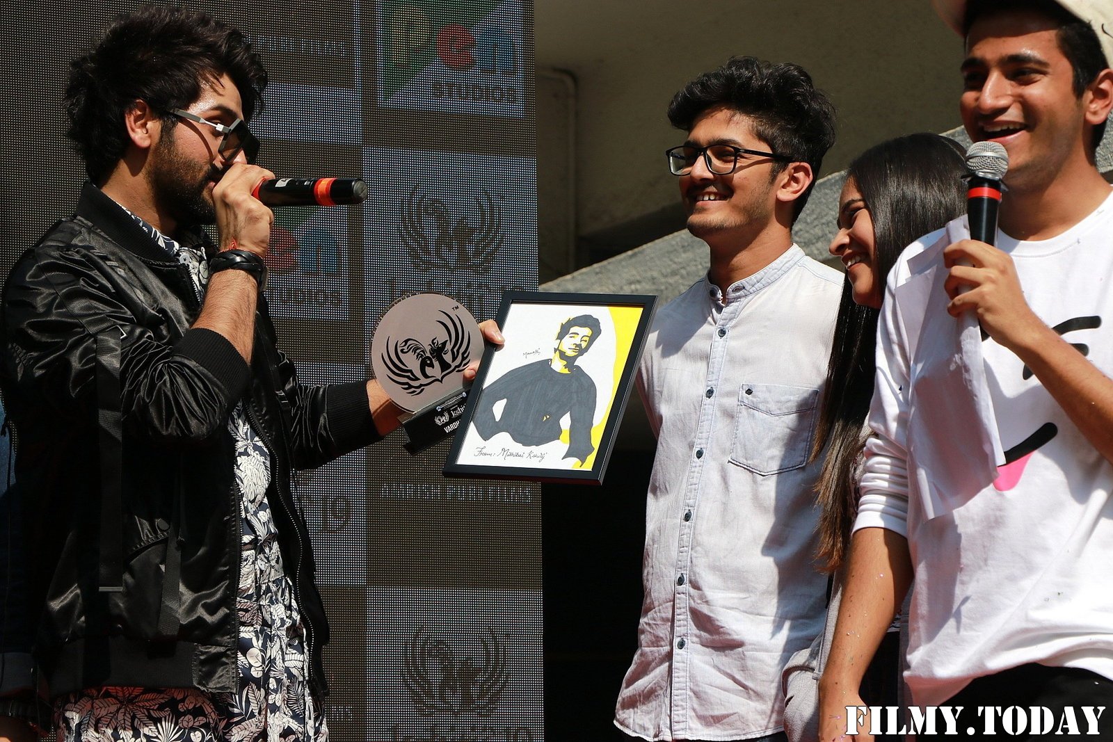 Photos: Promotion Of Film Yeh Saali Aashiqui At Kshitij Fest In Mithibai College | Picture 1702061