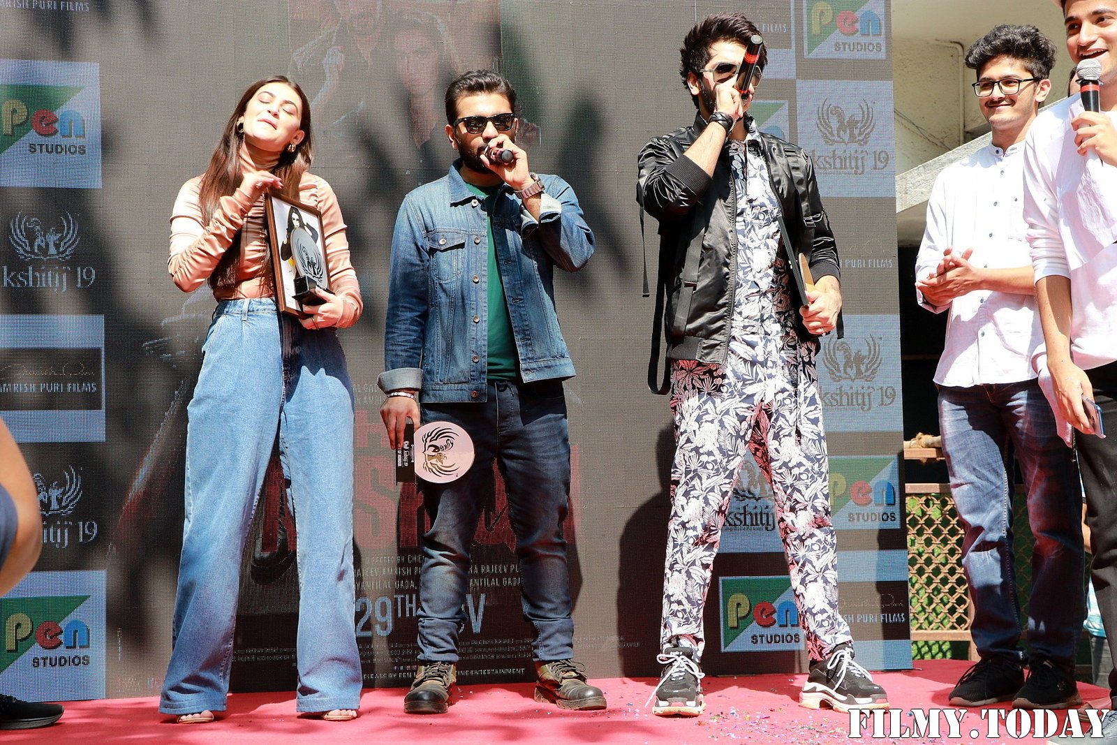 Photos: Promotion Of Film Yeh Saali Aashiqui At Kshitij Fest In Mithibai College | Picture 1702075