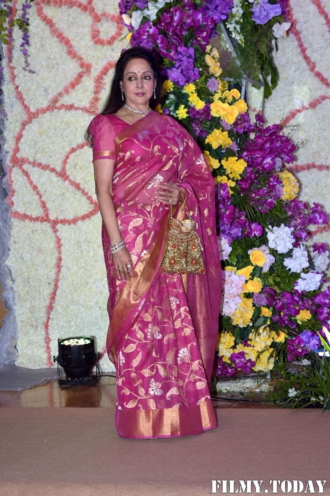 Hema Malini - Photos: Wedding Reception Of Sooraj Barjatya's Son Devansh At Jw Marriott Juhu | Picture 1703056