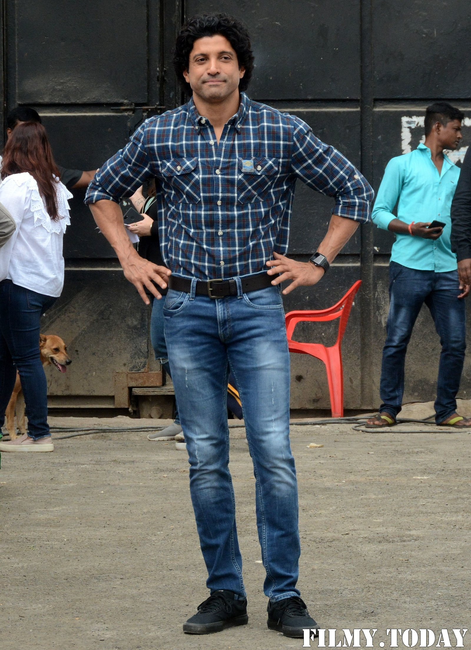 Farhan Akhtar - Photos: Promotion Of Film Sky Is Pink At Filmcity In Goregaon | Picture 1686528
