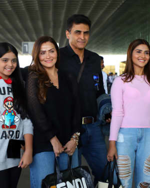 Photos: Celebs Snapped At Airport As They Leave For Filmfare Awards