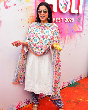 Sonal Chauhan - Photos: Zoom Holi Party 2020 At Taj Lands End