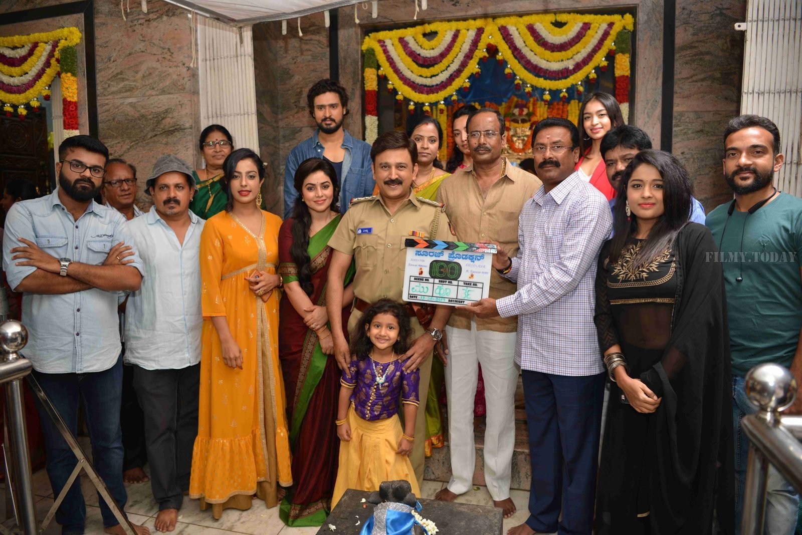 100 Kannada Film Pooja And Press Meet Photos | Picture 1655341