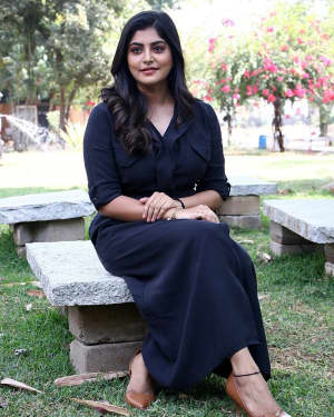 Manjima Mohan - Thevarattam Movie Press Meet Photos | Picture 1643504