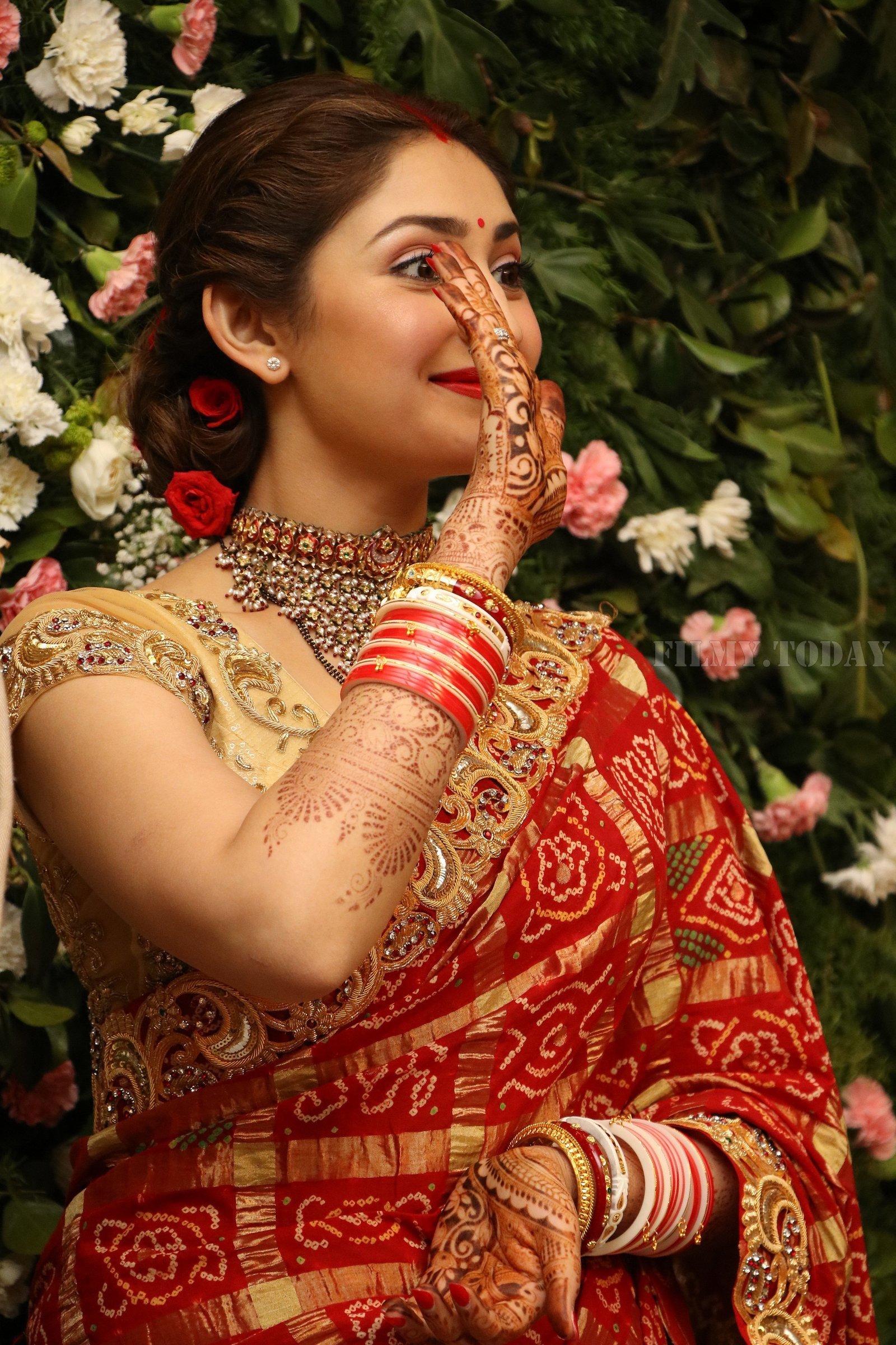 Sayyeshaa Saigal - Arya And Sayesha Saigal Wedding Reception Photos | Picture 1635872