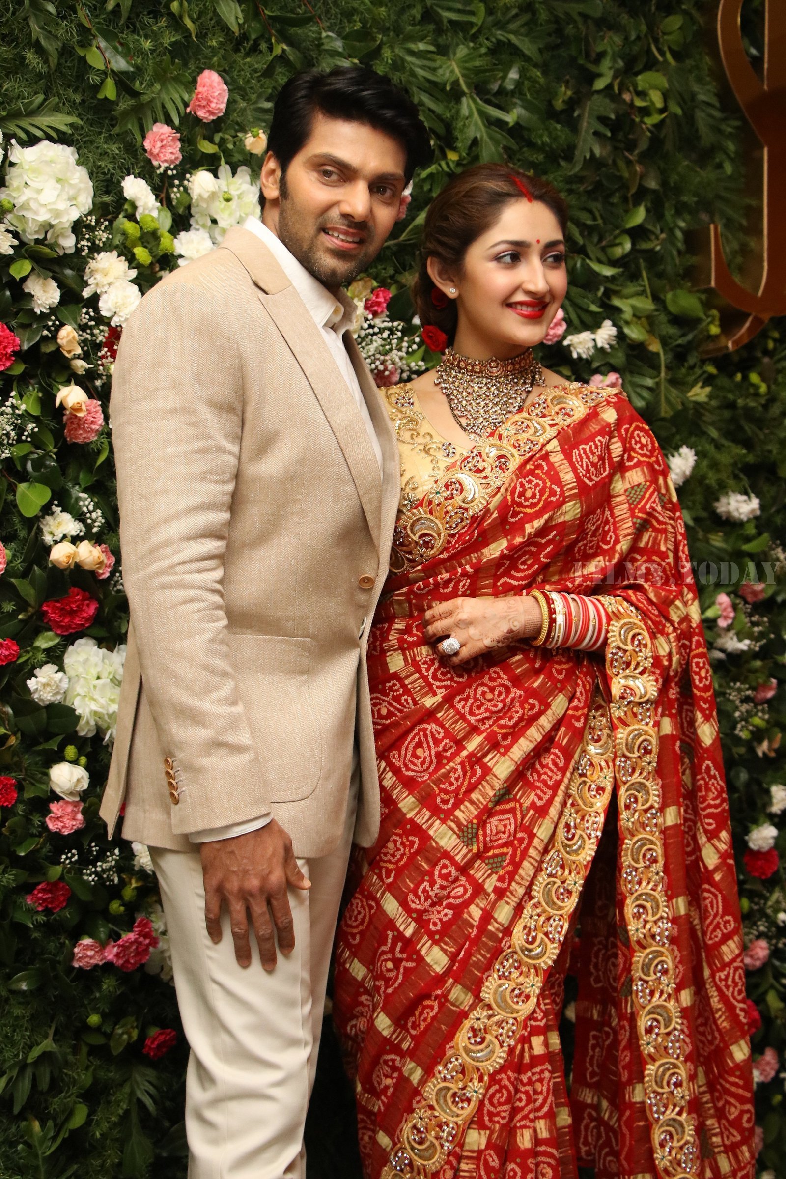 Arya And Sayesha Saigal Wedding Reception Photos | Picture 1635870