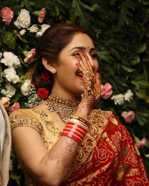 Sayyeshaa Saigal - Arya And Sayesha Saigal Wedding Reception Photos