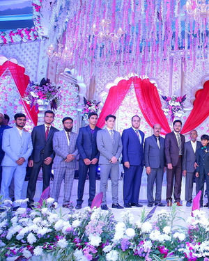 Celebs At Wedding Reception Of Syed Javed Ali And Sadiya Waheed Photos
