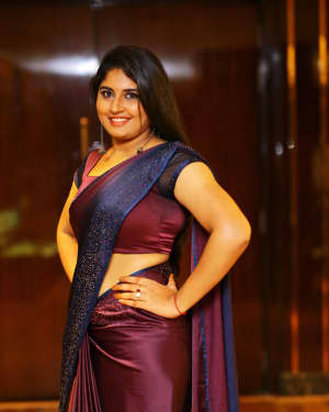 Anchor Sonia Chowdary Snapped In Saree At Hotel Daspalla Photos | Picture 1669234
