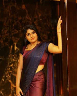 Anchor Sonia Chowdary Snapped In Saree At Hotel Daspalla Photos | Picture 1669243