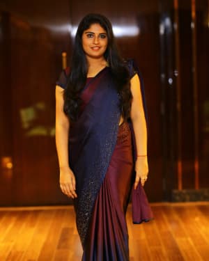 Anchor Sonia Chowdary Snapped In Saree At Hotel Daspalla Photos | Picture 1669226