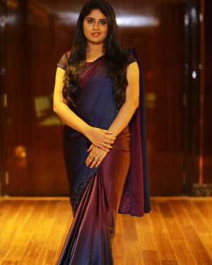 Anchor Sonia Chowdary Snapped In Saree At Hotel Daspalla Photos | Picture 1669231