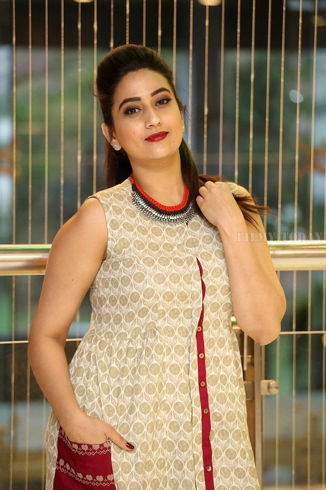 Manjusha - Maharshi Movie Pre Release Event Pictures | Picture 1645045