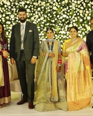 Jayasudha Son Nihar Kapoor & Amrita Wedding Reception Photos
