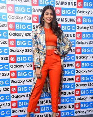 Pooja Hegde At The Launch Of Samsung Galaxy S20 At Big C | Picture 1725300